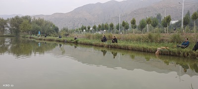 国网刘家峡水电厂：垂钓太极湖  秋浅风频舞