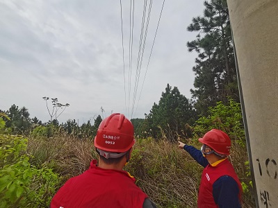 国网江永县供电公司清明前防山火特巡