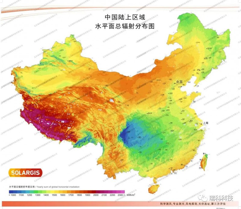 高清收藏！34省级行政区太阳能资源分布图谱