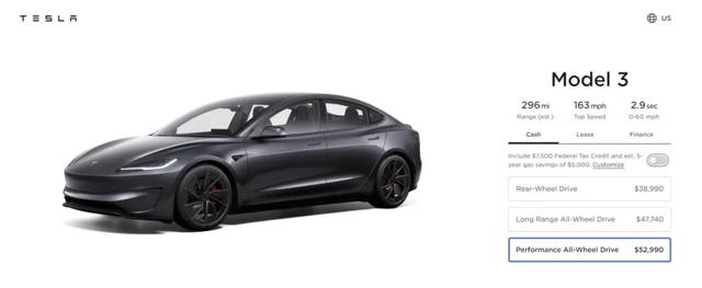 新款Model 3发布，约38万元!特斯拉最新“成绩单”公布!