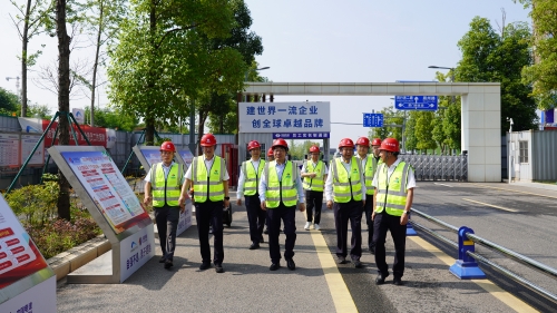 杨良调研中国电建教育培训基地项目